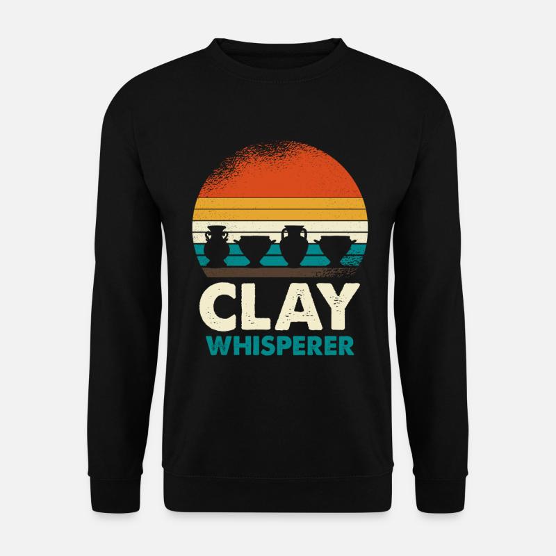 Clay Whisperer Sunset - Unisex Sweatshirt - black