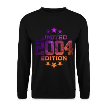 LIMITED EDITION 2004 22ND BIRTHDAY - Unisex Sweatshirt - black - Front - Alina (178cm) & Michal (187cm)