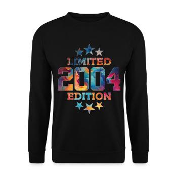 LIMITED EDITION 2004 22ND BIRTHDAY - Unisex Sweatshirt - black - Front - Alina (178cm) & Michal (187cm)