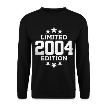 LIMITED EDITION 2004 22ND BIRTHDAY - Unisex Sweatshirt - black - Front - Alina (178cm) & Michal (187cm)