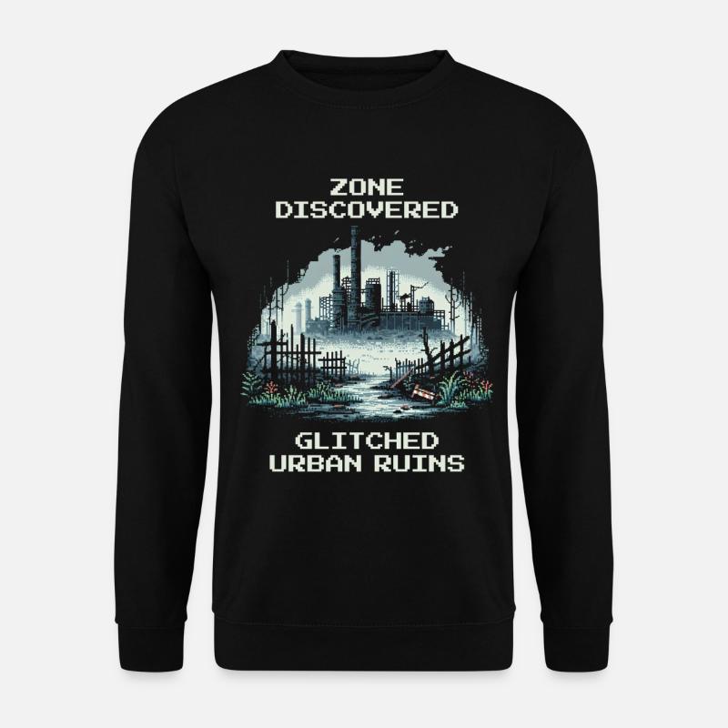 Zone Discovered: Bugged City Ruins - Unisex Sweatshirt - black