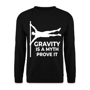 La gymnastique suédoise Fitness Gym Training Prouvent le mythe - Sweat-shirt Unisexe - noir - Devant - Alina (178cm) & Michal (187cm)