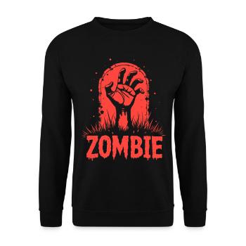 Apocalypse Zombie Main - Sweat-shirt Unisexe - noir - Devant - Alina (178cm) & Michal (187cm)
