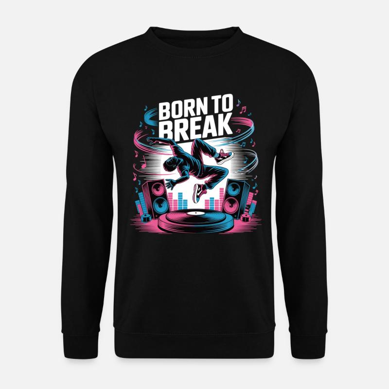 Streetdance Beat – Urban DJ Music Design - Unisex Sweatshirt - black