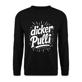 Dicker Pulli Neon Typo - Unisex Pullover - Schwarz - Vorne - Alina (178cm) & Michal (187cm)