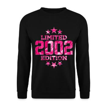 ÉDITION LIMITÉE 2002 24E ANNIVERSAIRE - Sweat-shirt Unisexe - noir - Devant - Alina (178cm) & Michal (187cm)