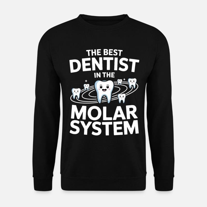 Zahnhelden Molar System - Unisex Pullover - Schwarz