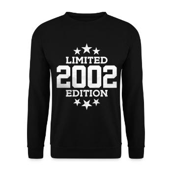 ÉDITION LIMITÉE 2002 24E ANNIVERSAIRE - Sweat-shirt Unisexe - noir - Devant - Alina (178cm) & Michal (187cm)