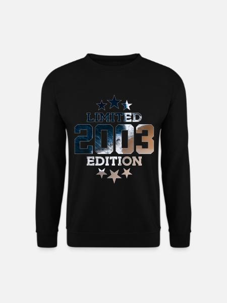 LIMITED EDITION 2003 23RD BIRTHDAY - Unisex Sweatshirt - black