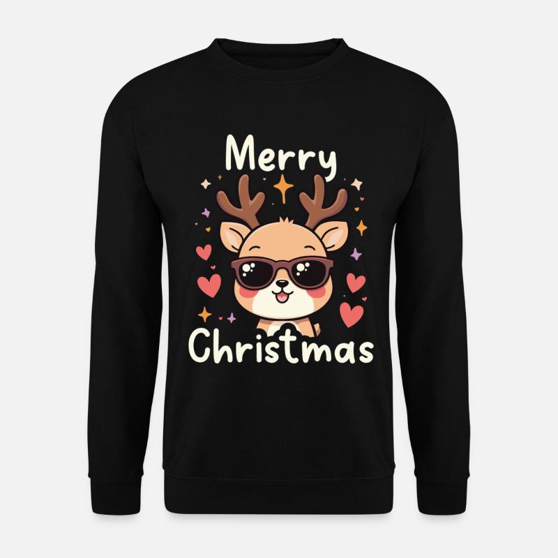 Frohe Weihnachten - Unisex Pullover - Schwarz