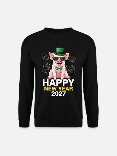 Happy New Year 2027 - Unisex Sweatshirt - black