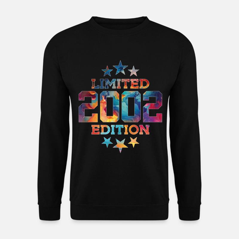 LIMITED EDITION 2002 24TH BIRTHDAY - Unisex Sweatshirt - black