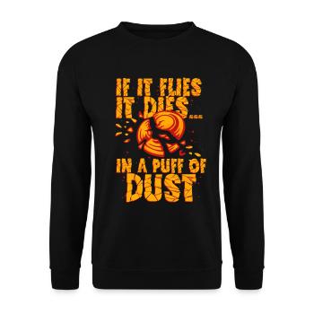 Tir au pigeon d’argile Tir sur cible - Sweat-shirt Unisexe - noir - Devant - Alina (178cm) & Michal (187cm)