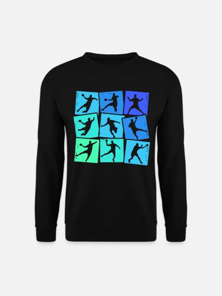 Handball Handballer Handballspieler Kinder Jungen - Unisex Pullover - Schwarz