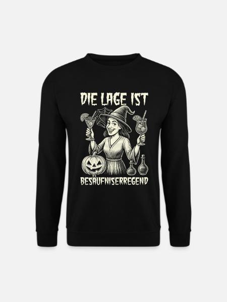 The situation is drunkenness - Unisex Sweatshirt - black
