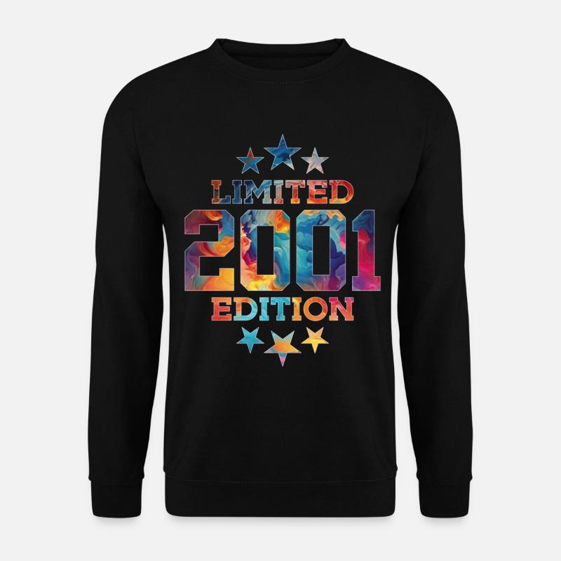 LIMITED EDITION 2001 25TH BIRTHDAY - Unisex Sweatshirt - black