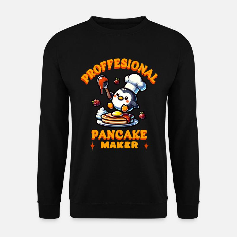 Frische Waffeln Lustiges Geschenk - Unisex Pullover - Schwarz