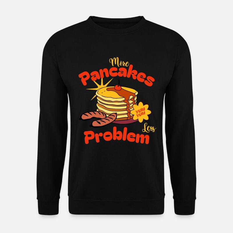 Frische Waffeln Lustiges Geschenk - Unisex Pullover - Schwarz