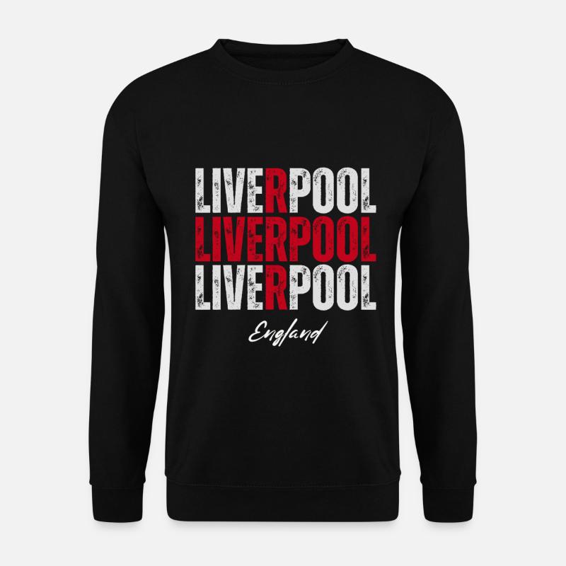 Liverpool England, English Pride - Unisex Sweatshirt - black
