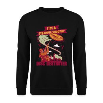 Tir au pigeon d’argile Tir sur cible - Sweat-shirt Unisexe - noir - Devant - Alina (178cm) & Michal (187cm)