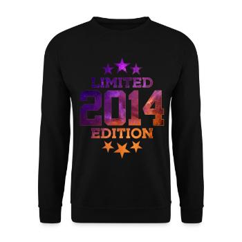 LIMITED EDITION 2014 12TH BIRTHDAY - Unisex Sweatshirt - black - Front - Alina (178cm) & Michal (187cm)