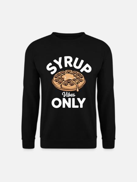 Cadeau de cuisson de pâte à gaufres pour les gourmets - Sweat-shirt Unisexe - noir