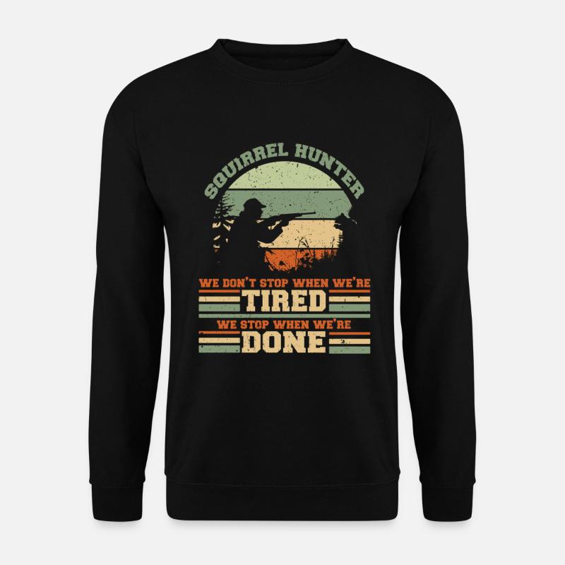 Squirrel Hunter Tree Rat - Unisex Sweatshirt - black