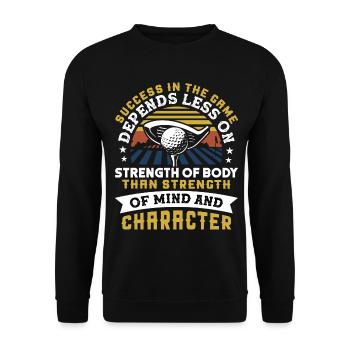 gulf - Unisex Sweatshirt - black - Front - Alina (178cm) & Michal (187cm)