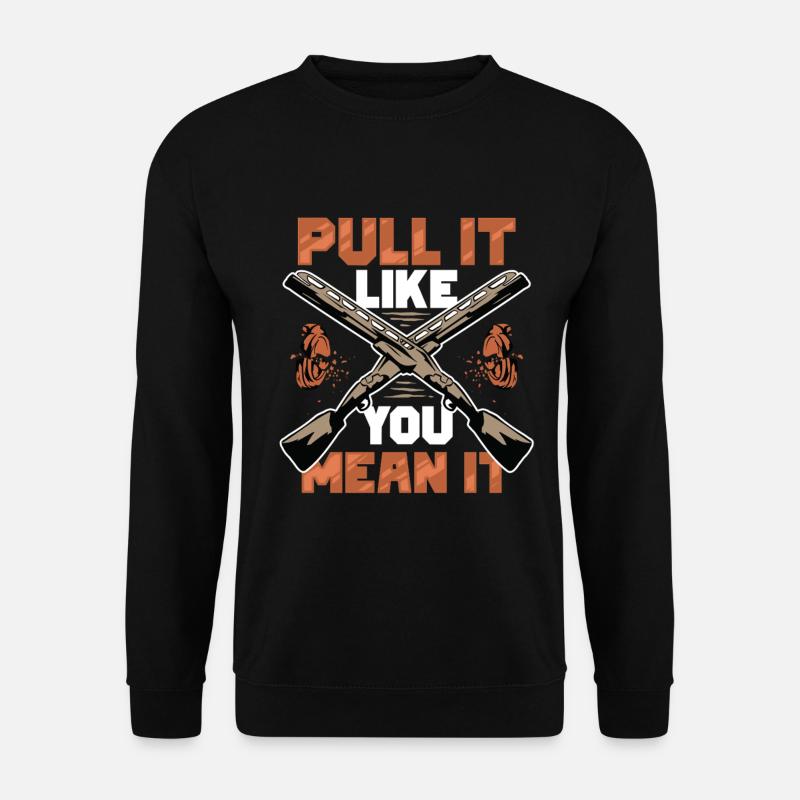 Clay pigeon shooting Target shooting - Unisex Sweatshirt - black