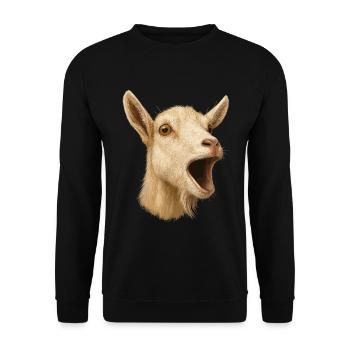 Goat Goat Breeding Goat Farmer Goat Breeder Goat Breeder Goat - Unisex Sweatshirt - black - Front - Alina (178cm) & Michal (187cm)