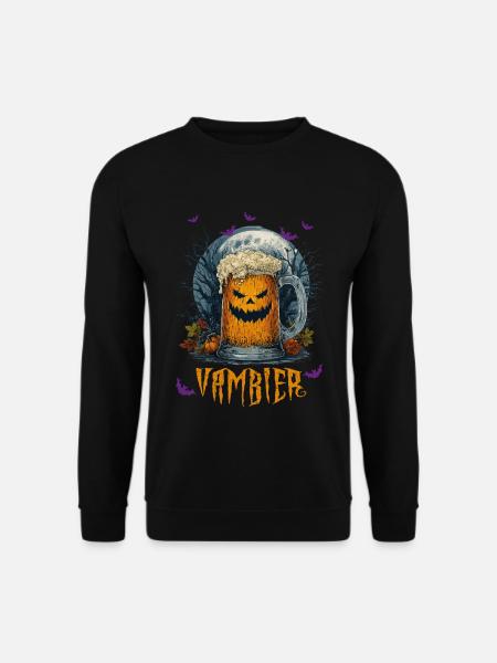 Vambier - Happy Halloween - Unisex Sweatshirt - black