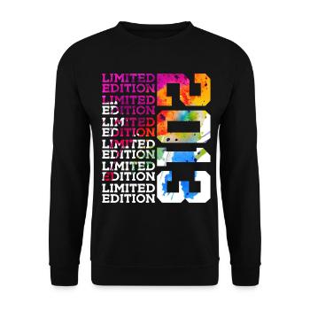 LIMITED EDITION 2013 13 JAHRE 13. GEBURTSTAG - Unisex Pullover - Schwarz - Vorne - Alina (178cm) & Michal (187cm)