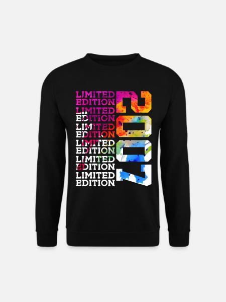 LIMITED EDITION 2007 19 JAHRE 19. GEBURTSTAG - Unisex Pullover - Schwarz