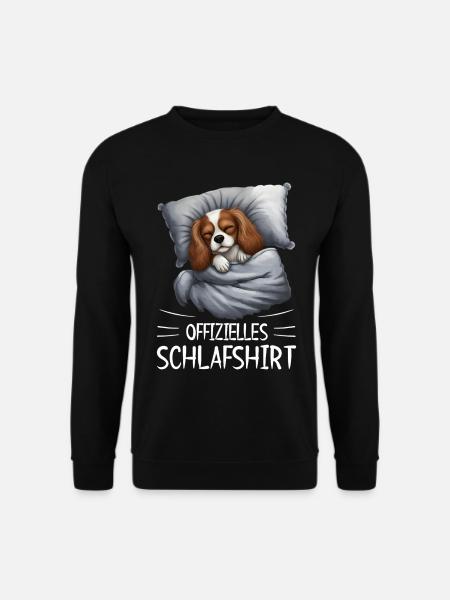 Cavalier King Charles Spaniel Chemise de nuit pour chien - Sweat-shirt Unisexe - noir