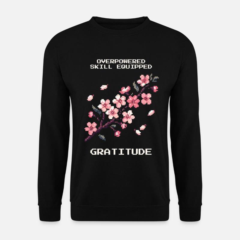 OP-Skill ausgerüstet: Dankbarkeit | Mindset, Zen - Unisex Pullover - Schwarz