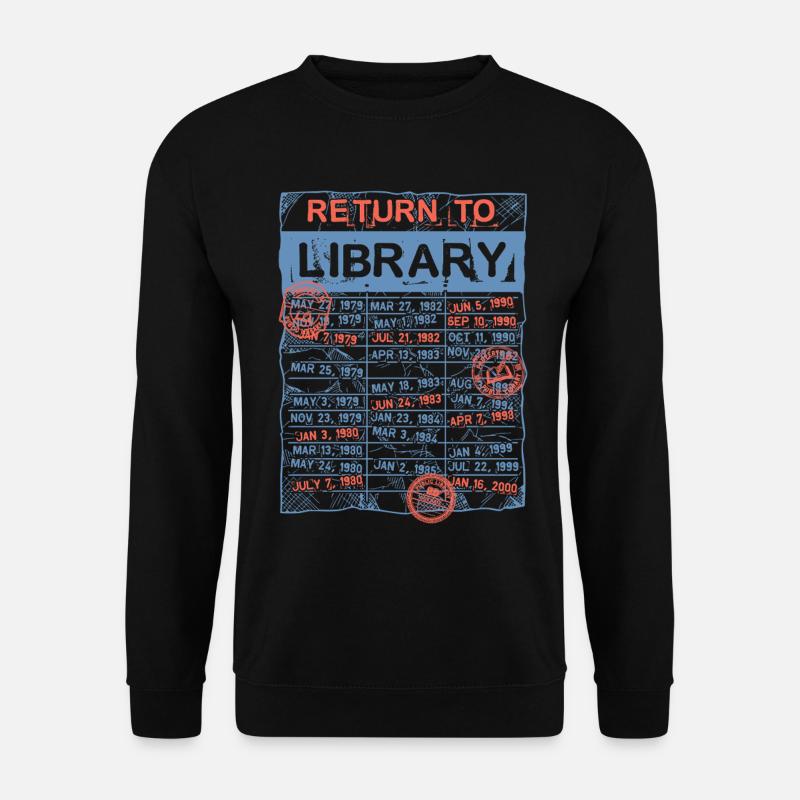 Library Day Librarian Reading Librarian - Unisex Sweatshirt - black