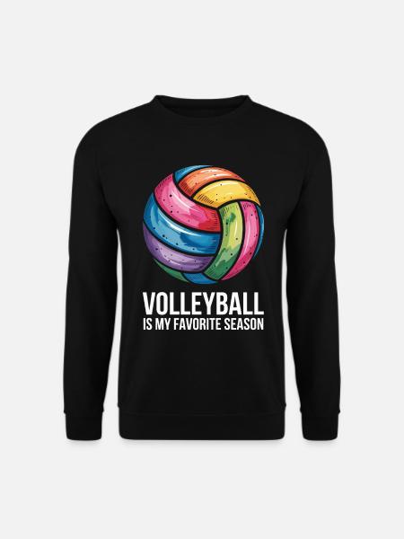 Le volley-ball est ma saison préférée - Sweat-shirt Unisexe - noir