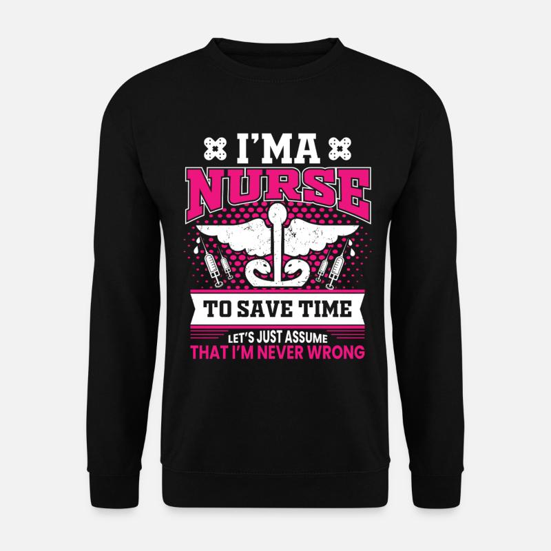 nurse - Unisex Sweatshirt - black