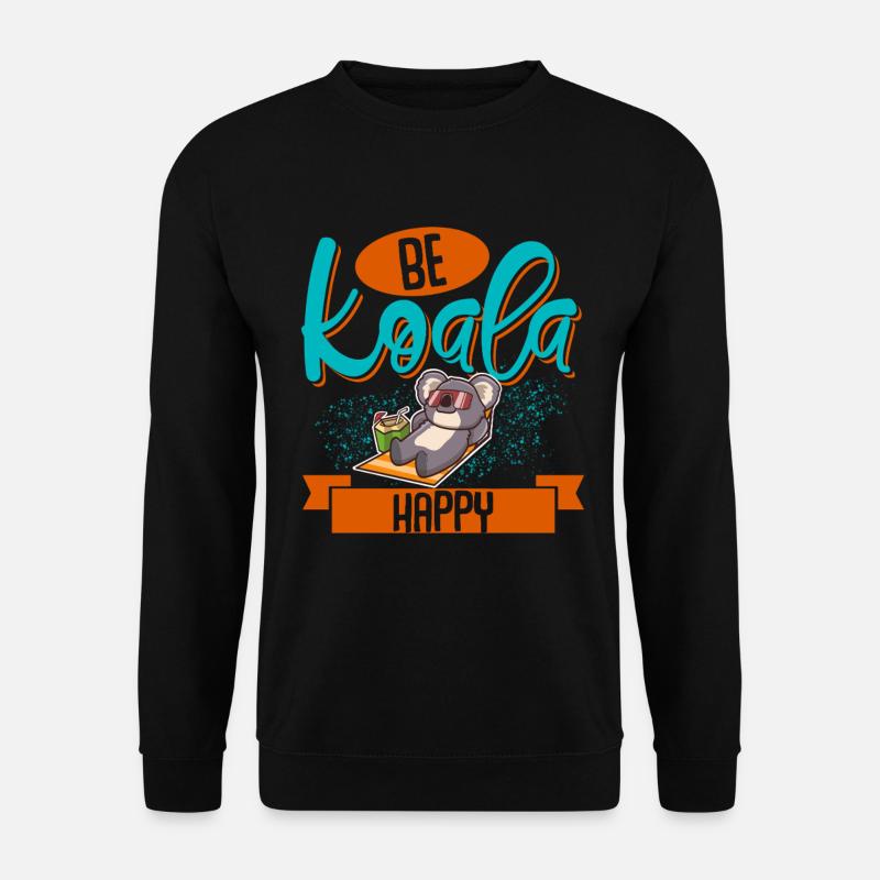 Koala - Unisex Pullover - Schwarz