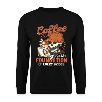 Mécanicien militaire - Sweat-shirt Unisexe - noir - Devant - Alina (178cm) & Michal (187cm)