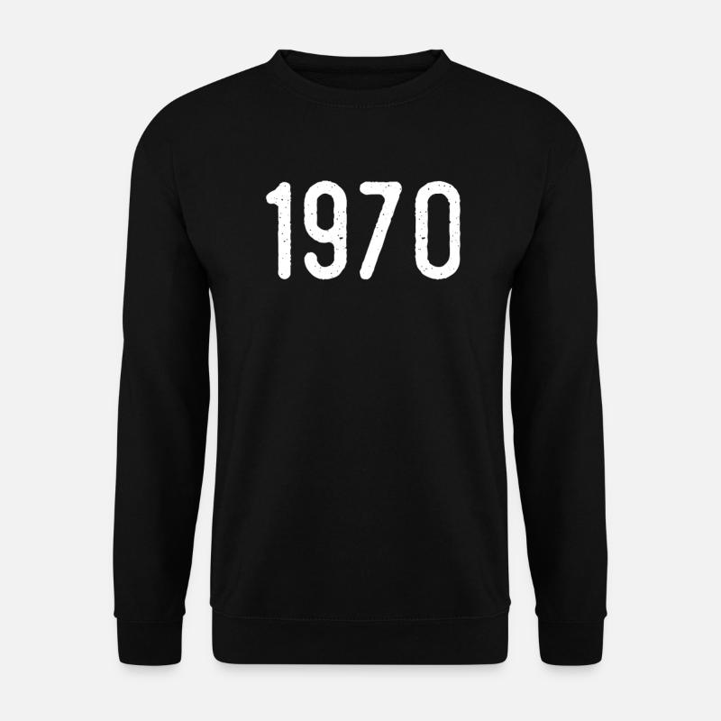 Awesome since 1970 | 1970 gift - Unisex Sweatshirt - black