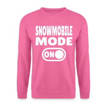 Snowmobile Mode ON - Unisex Pullover - Pink - Vorne