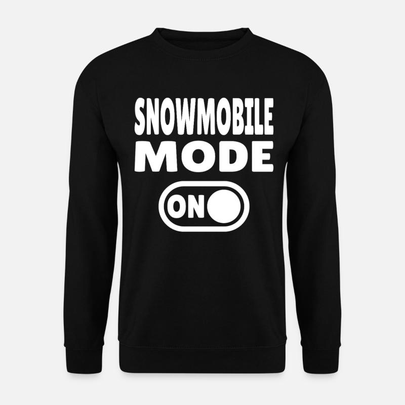 Snowmobile Mode ON - Unisex Pullover - Schwarz