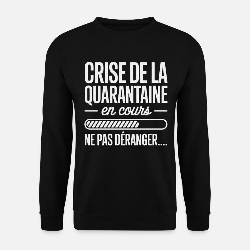 Anhaltende Midlife-Crisis - Unisex Pullover - Schwarz