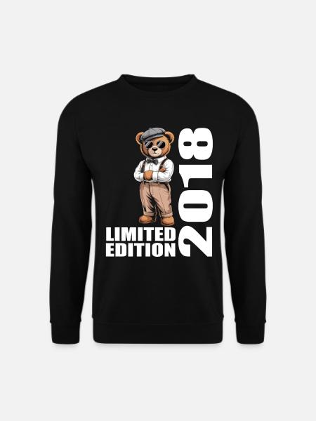 2018 Édition Limitée Ours Anniversaire 2018 - Sweat-shirt Unisexe - noir