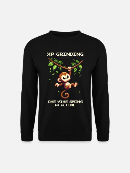 XP Grind: Liana Lianalle | Tasoitus, Viidakko - Unisex svetaripaita - musta