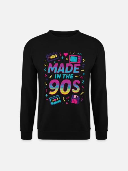 Made in the 90s - Unisex Sweatshirt - black