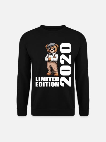 2020 Édition Limitée Ours Anniversaire 2020 - Sweat-shirt Unisexe - noir