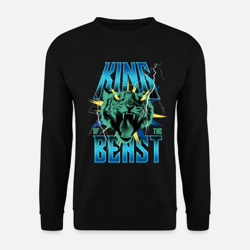 König der Bestien Blitz - Unisex Pullover - Schwarz