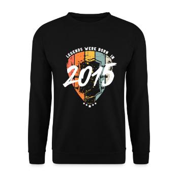 Anniversaire Guitare 2015 Guitariste - Sweat-shirt Unisexe - noir - Devant - Alina (178cm) & Michal (187cm)